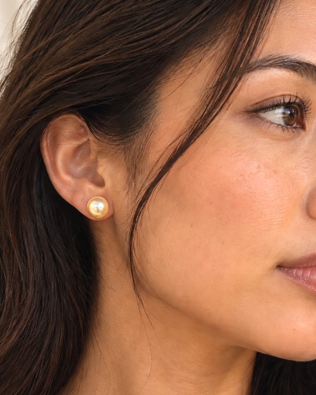 Honey I'm Home Gold Studs 9mm