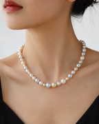 Soft Pastel Akoya Necklace