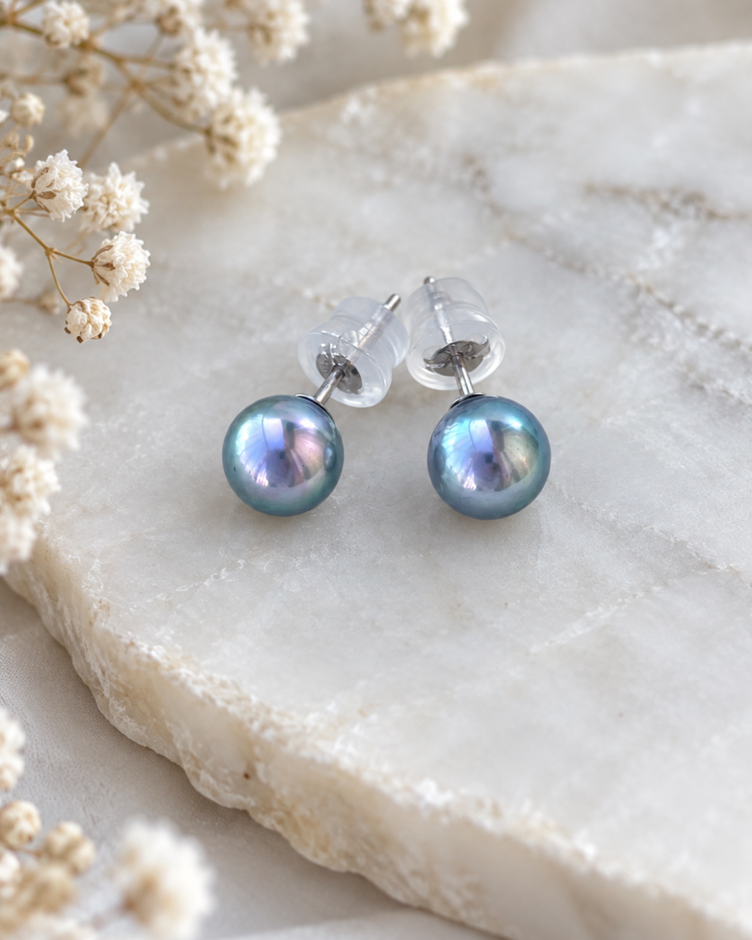 Ocean Mist Studs 7mm