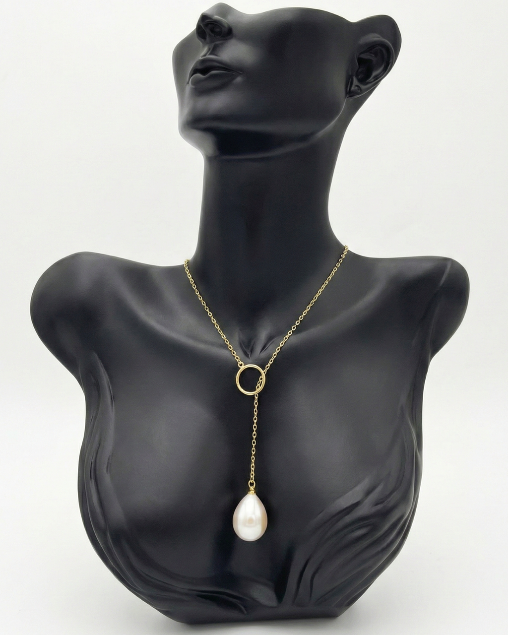 3-Way 12mm Pearl Drop Necklace