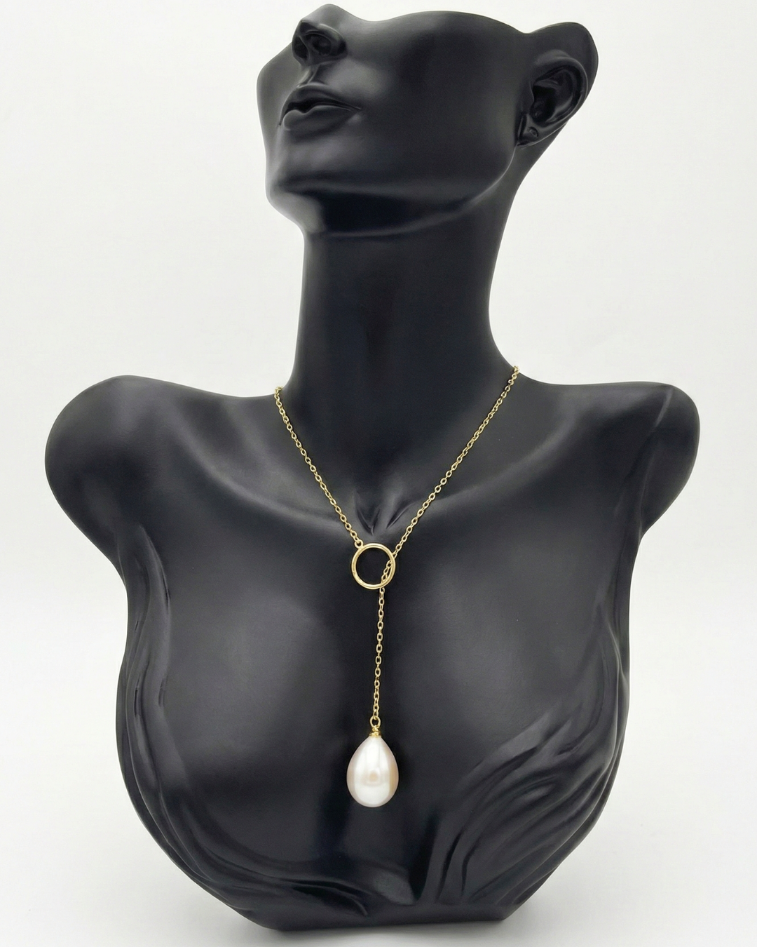 3-Way 12mm Pearl Drop Necklace