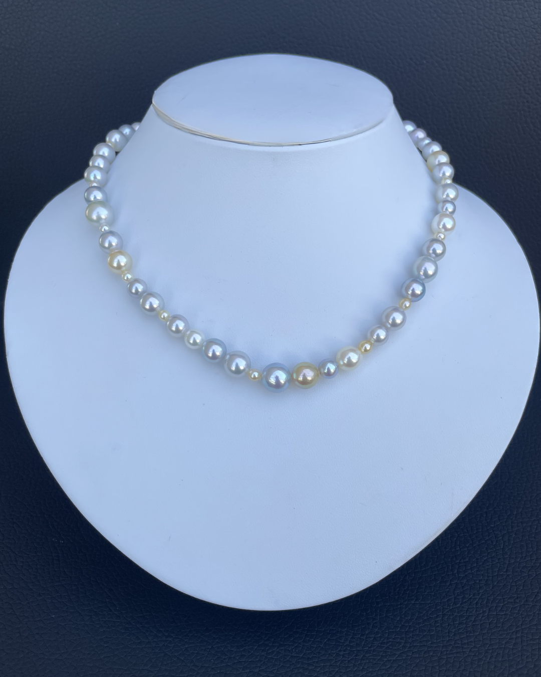 Soft Pastel Akoya Necklace
