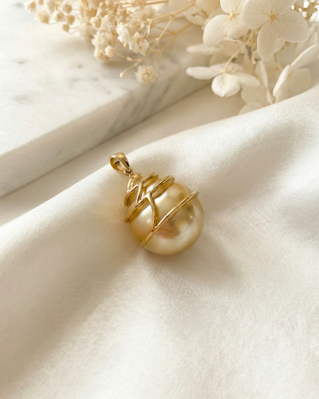 Circle of Life Pearl Pendant