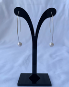 Sway With Me White Gold Earrings