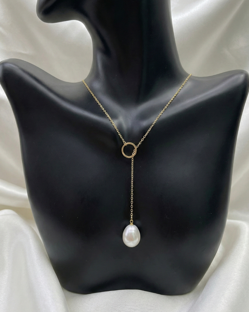 3-Way 11mm Pearl Drop Necklace