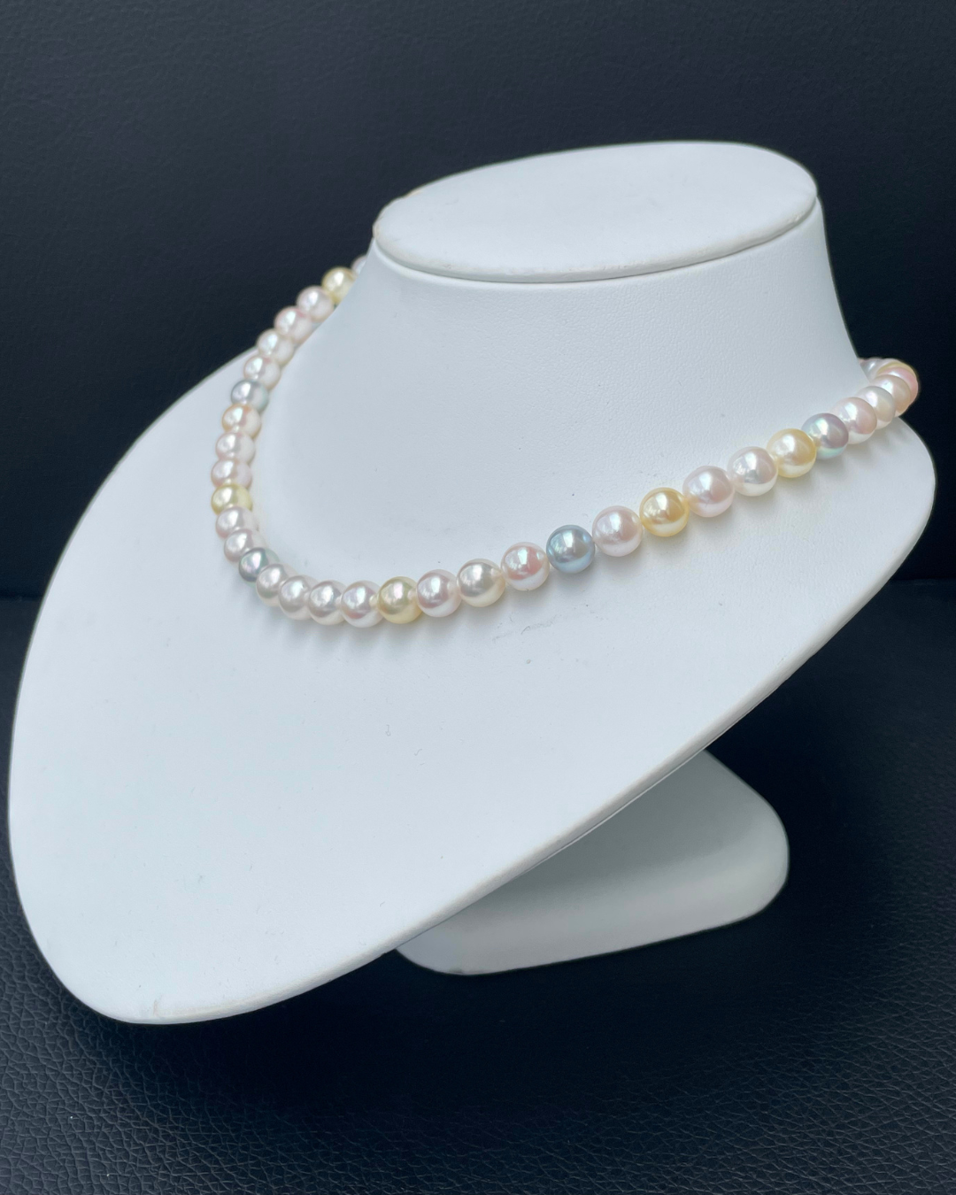 Shades of You Multi Akoya Necklace