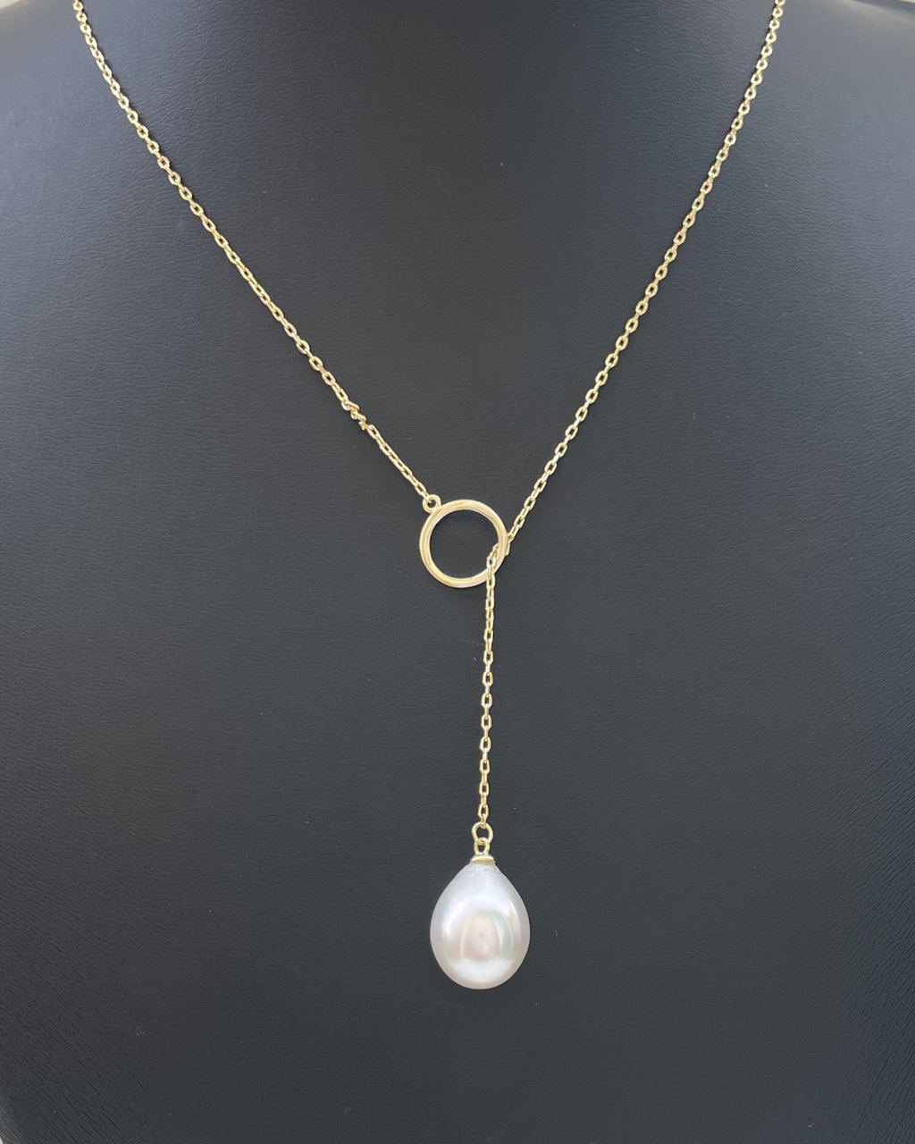 3-Way 12mm Pearl Drop Necklace
