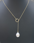 3-Way 12mm Pearl Drop Necklace