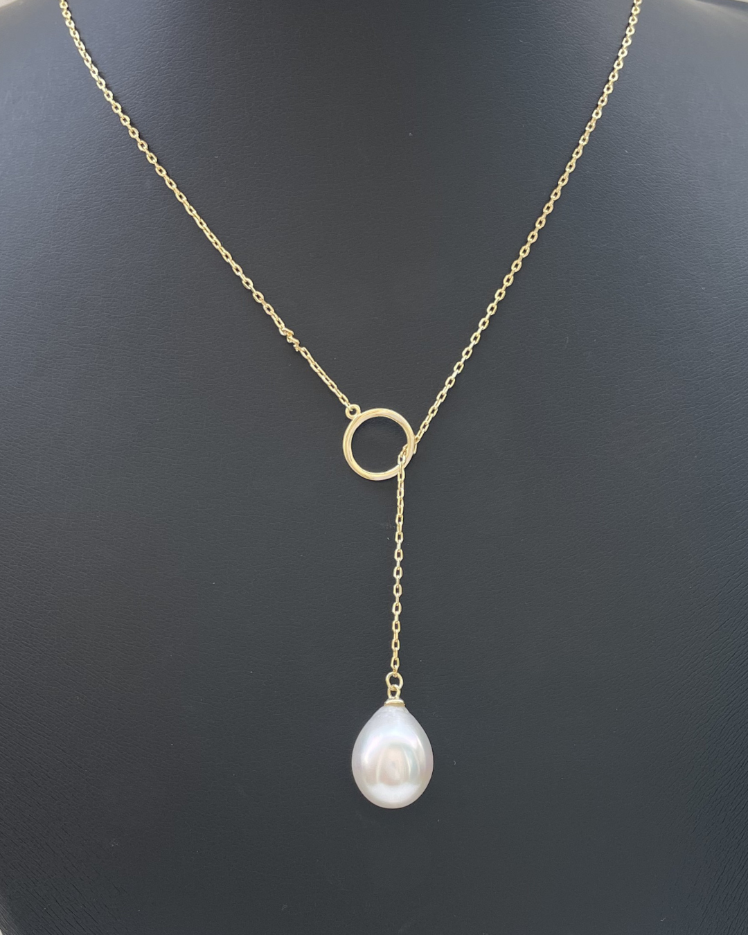 3-Way 12mm Pearl Drop Necklace