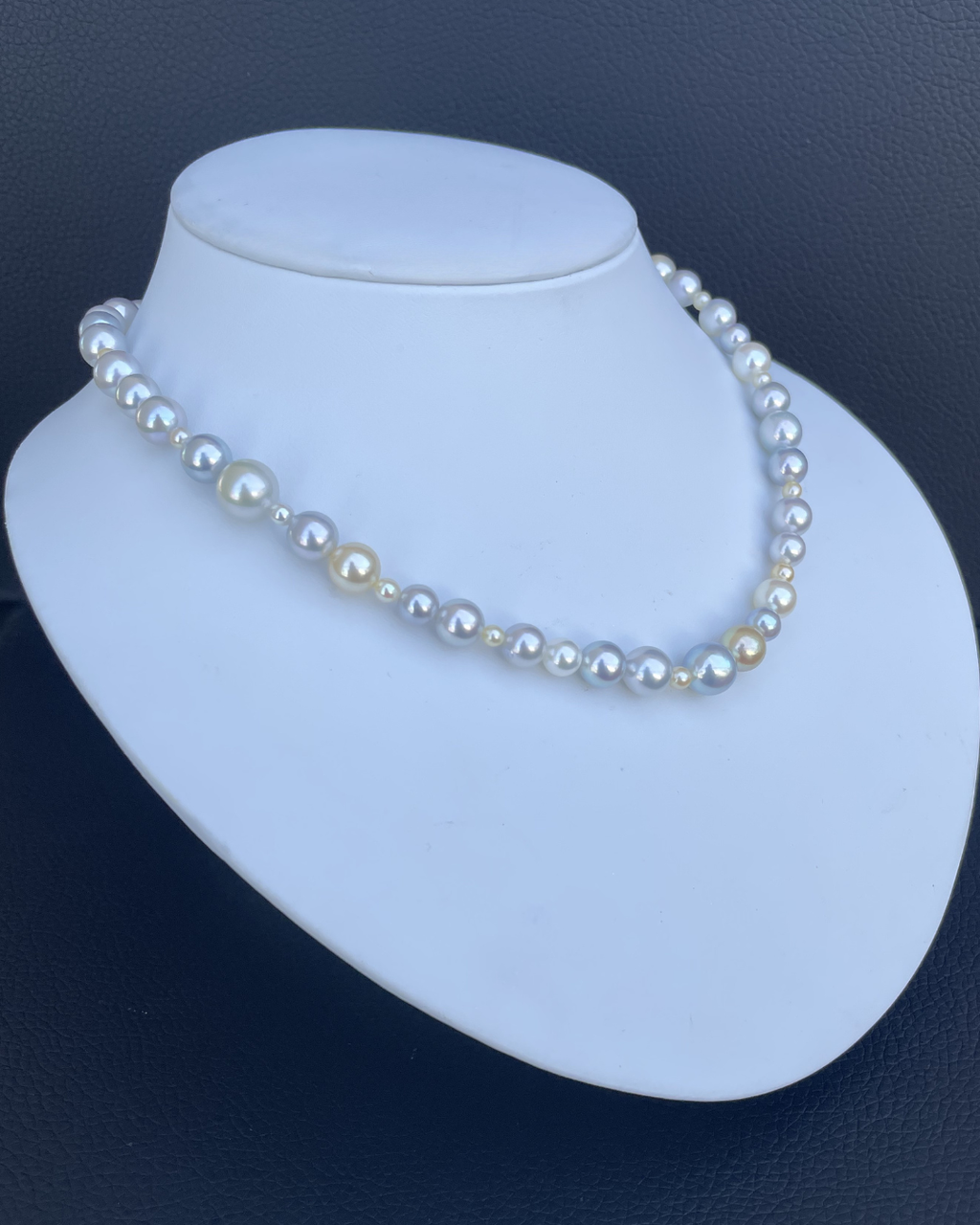 Soft Pastel Akoya Necklace