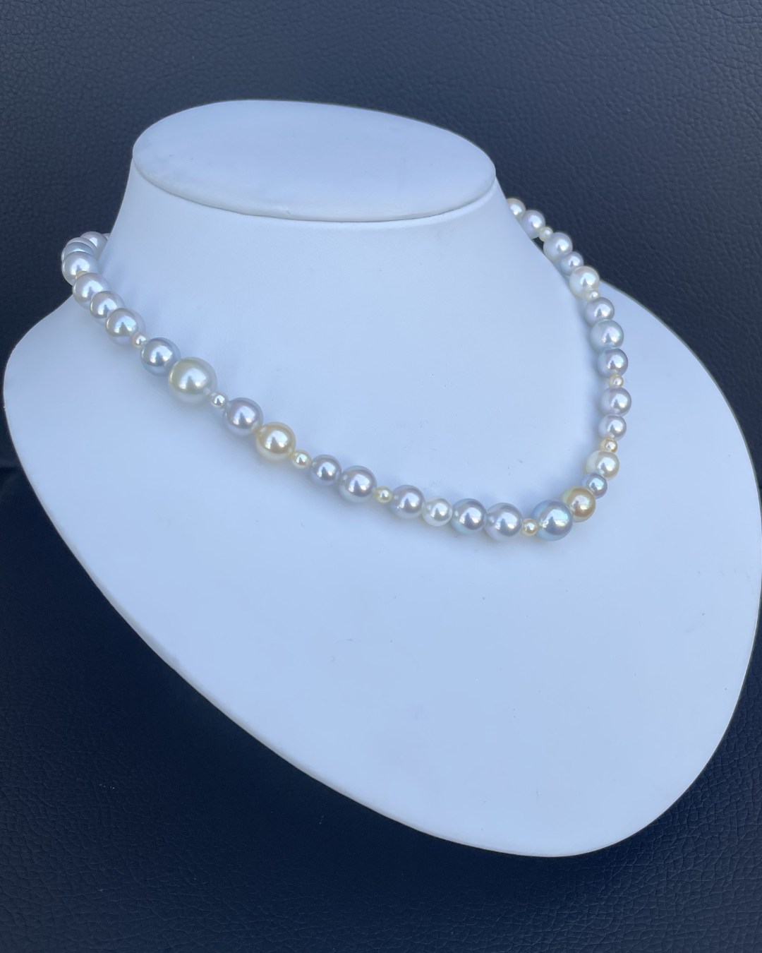 Soft Pastel Akoya Necklace