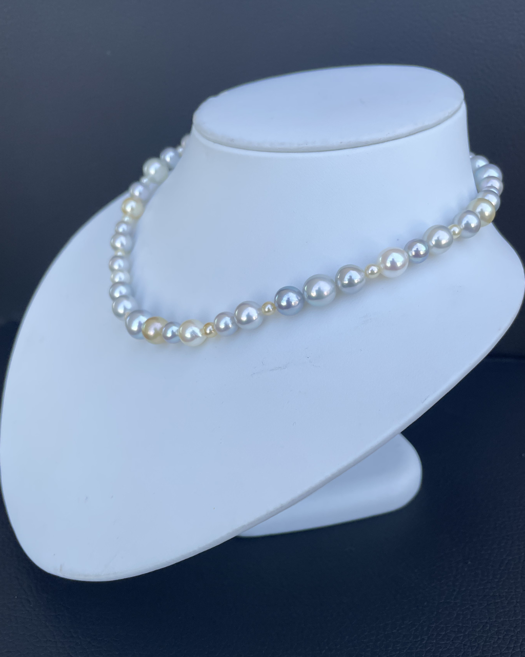 Soft Pastel Akoya Necklace