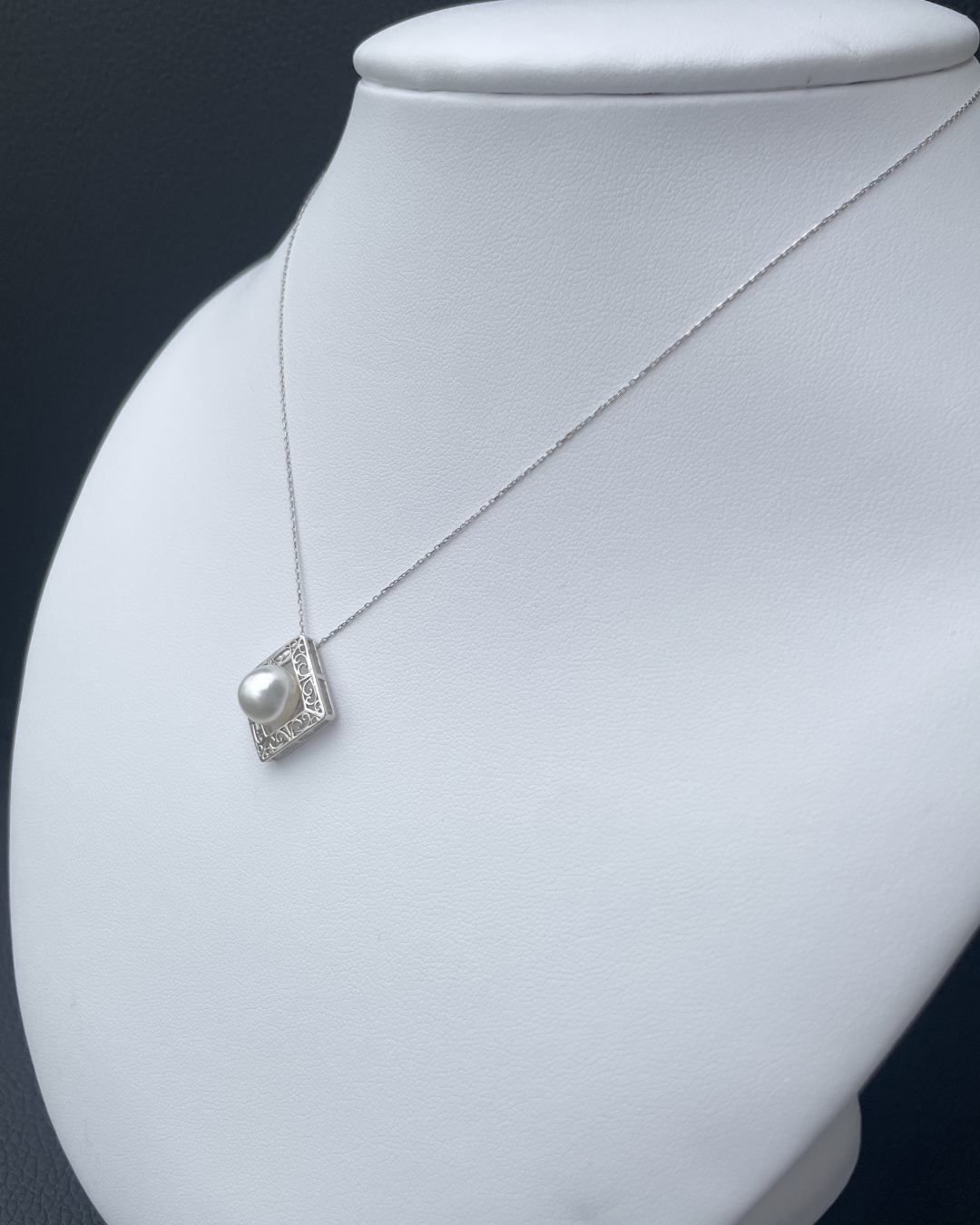 The Caged Pearl Pendant