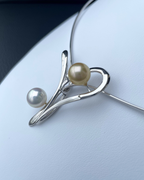 Twin Flame Pearl Chocker