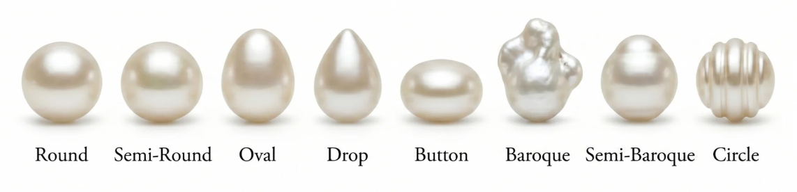 South Sea Pearl Shapes