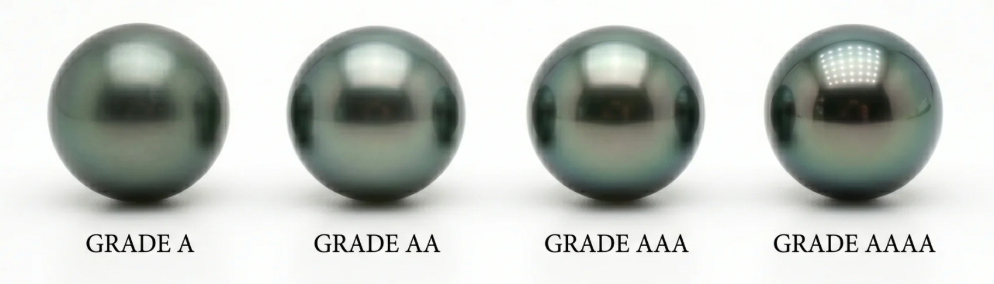 Tahiti Pearl Luster Grading