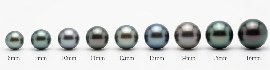 All Tahiti Pearl Sizes
